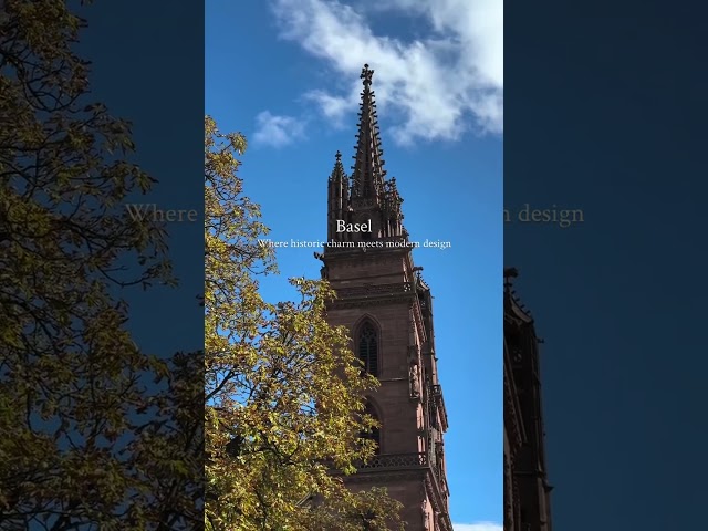 Modern and Historic Architecture in Basel, Switzerland