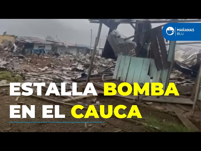 Warning: Motorcycle bomb explodes in El Plateado, Cauca: one dead and several injured
