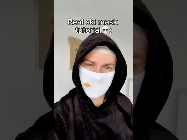 Real ski mask tutorial💀#real #tutorial #stepbystep #shelove