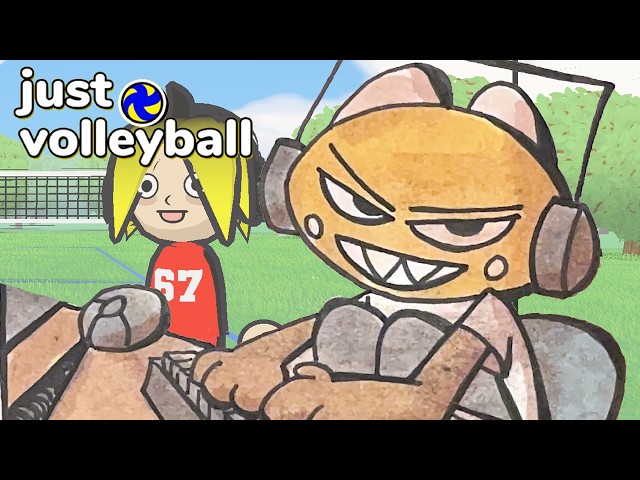 Artist and Volleyball Athlete Playing More Just Volleyball (Portrait)
