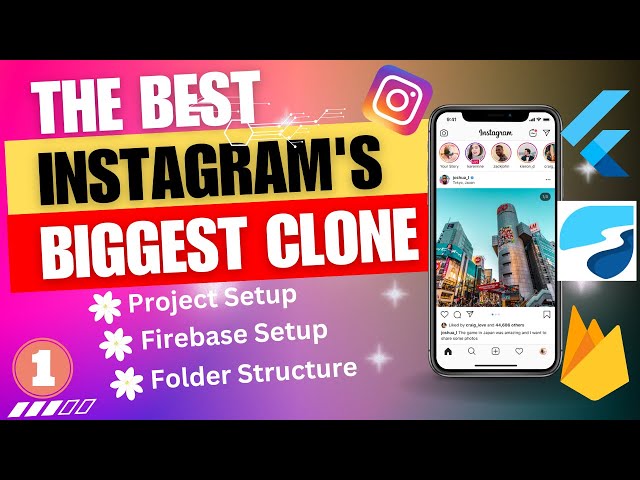 🚀 Ultimate Instagram Clone: Flutter, Firebase & Riverpod Guide 📱- Easy Setup & Project Structure! 🔧✨