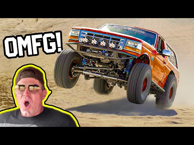 TERROR RIDE! Blake Wilkey's Supercharged LS Bronco. #BLOODSHARK