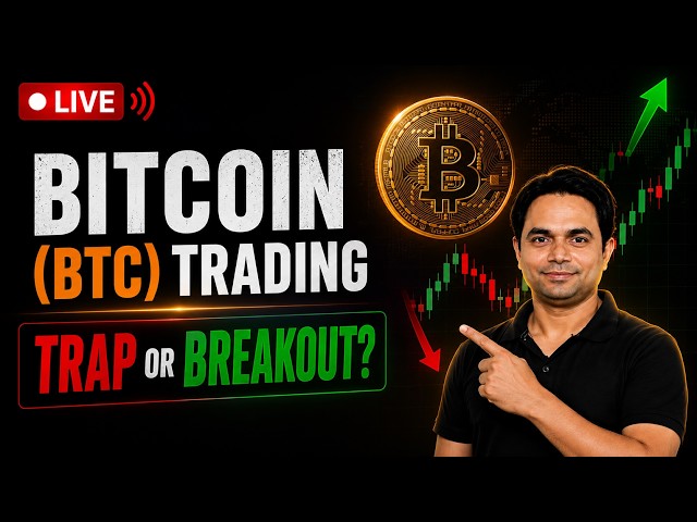 🔴 LIVE Bitcoin (BTC) Trading: Trap or Breakout? | #techhelpinhindi #livefeed