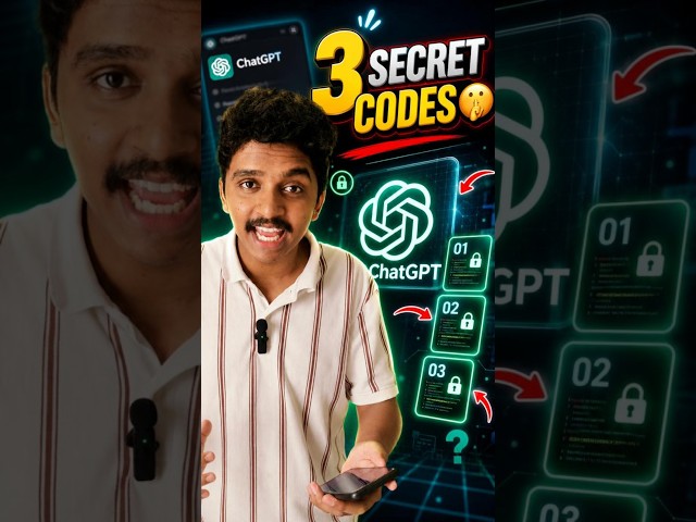 😱 ChatGPT ke 3 Secret Codes! 🤯 #ChatGPT #ChatGPTTricks #AITips #AITricks