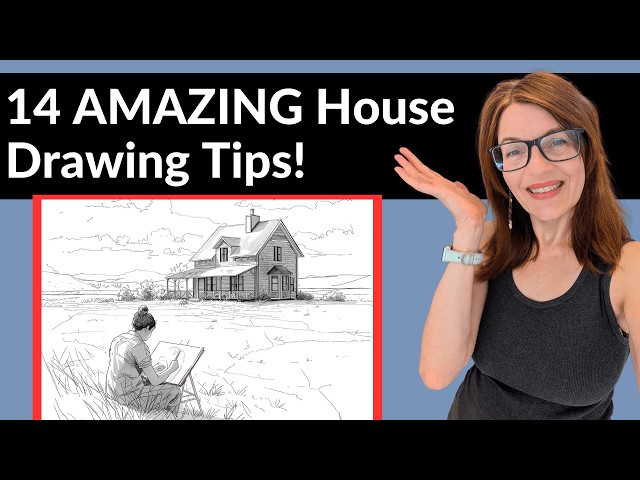 EASY House Sketching Tips - Beginner Drawing Tutorial!