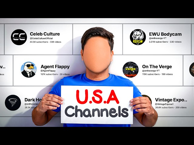 10 Faceless Channel Niches - Only Americans Watch 🤑