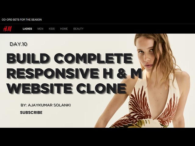 (Day 10) Complete Project  | 🚀 Build a Responsive E-Commerce Website Using HTML & CSS