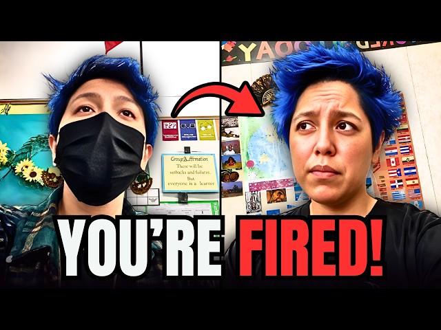 Woke Activist Teacher IN TEARS After Getting FIRED For Pushing Woke Ideology...