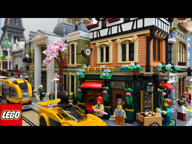 Building a condensed LEGO city on a single table top!