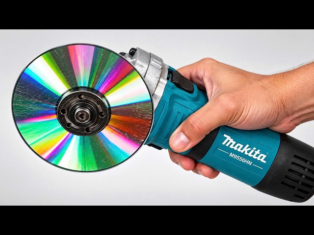 Millions of people don’t know this! Attach old CD to an angle grinder — make a million-dollar tool