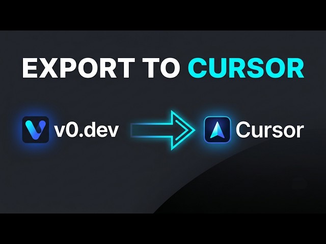 How to Export v0 Dev Code to Cursor (2026)