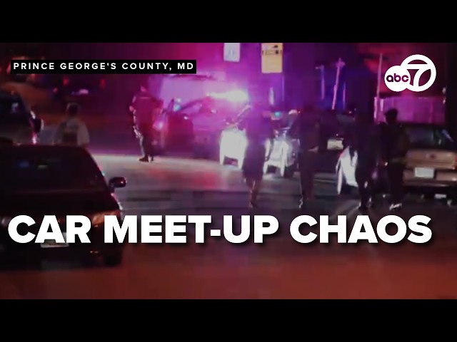 Multiple arrests made after illegal car meetup in Prince George's County