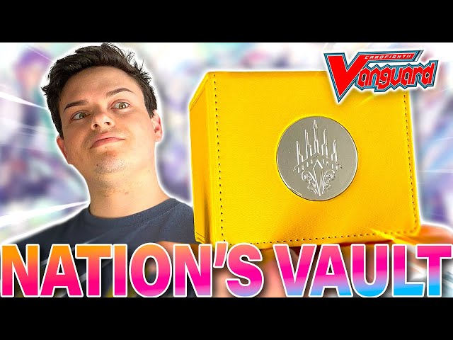 NEW VANGUARD DECK BOX! | Gamegenic's "NATION'S VAULT" Review!