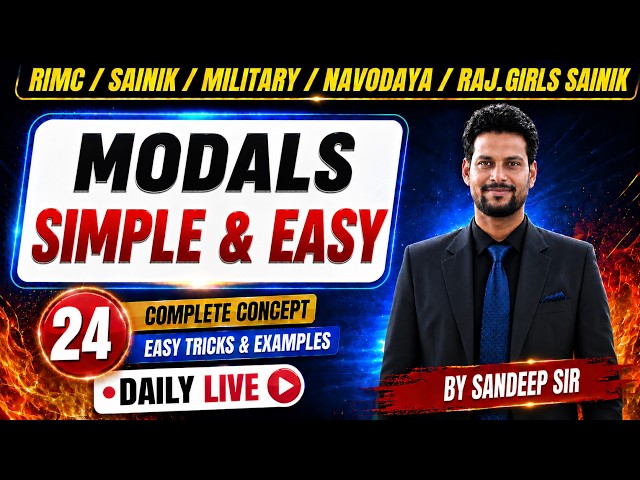 Models for Sainik School & RIMC Entrance Exam | English by Sandeep Sir