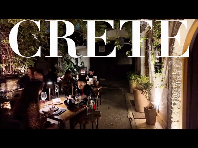Heraklion 🇬🇷 Greece  | Night Exploration of the Capital of Crete