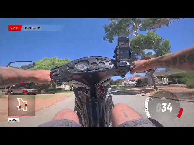 Insane Gilera Runner 0-100kmh Speed Test Run 😍💨 