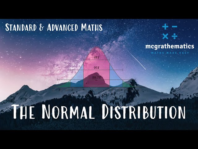 The Normal Distribution for Standard and Advanced HSC Maths