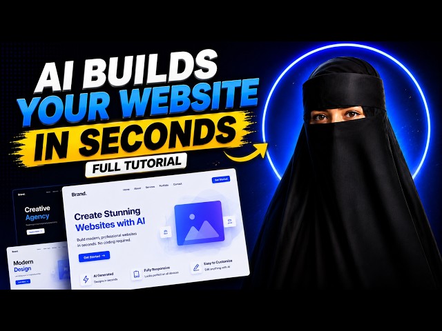 Create a Website with AI in Seconds | Full Step-by-Step Tutorial😃