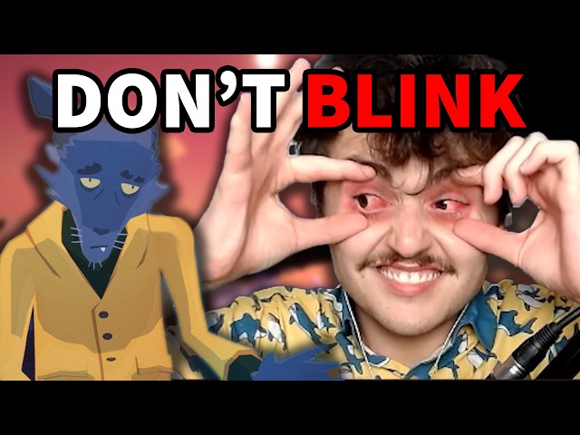 To 100% This Game You CAN'T Blink. It Was Impossible.