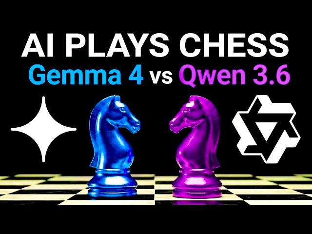 Who Won? Gemma 4 vs Qwen 3.6 Play Chess - AI Testing