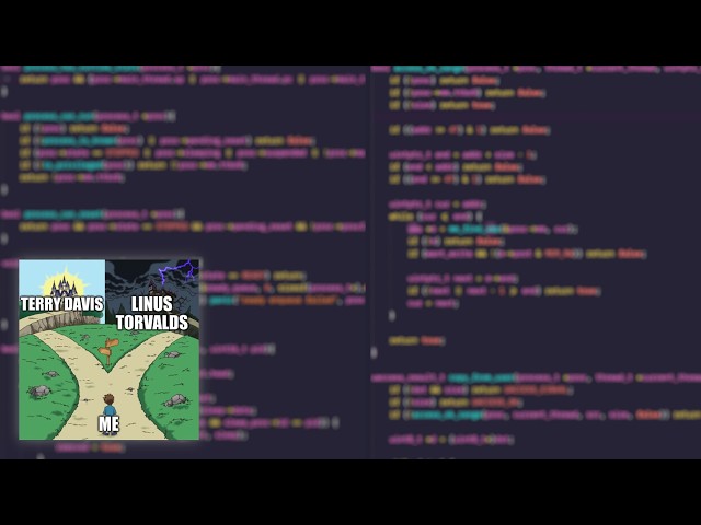 operating system development - terminal scripting + text/code editor