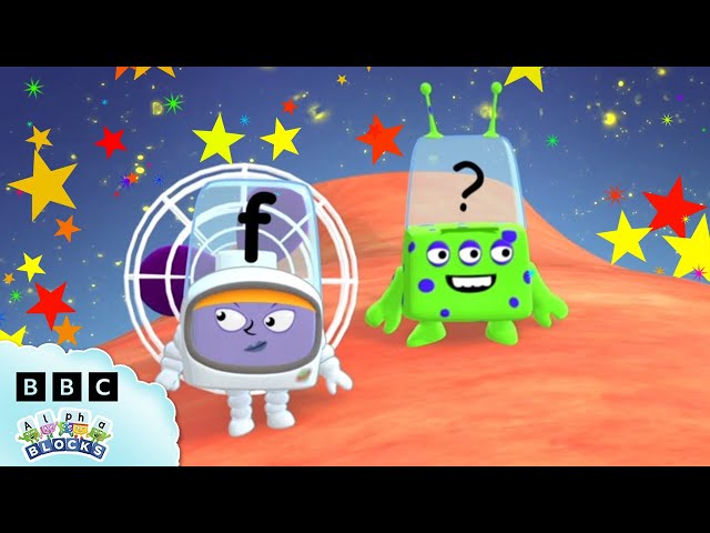Alien Space Adventure 👽 | Spelling and Phonics for Kids | ABC | @officialalphablocks