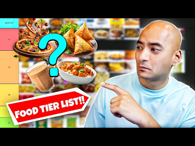 I Made An Indian Food Tier List (95 cuisines).