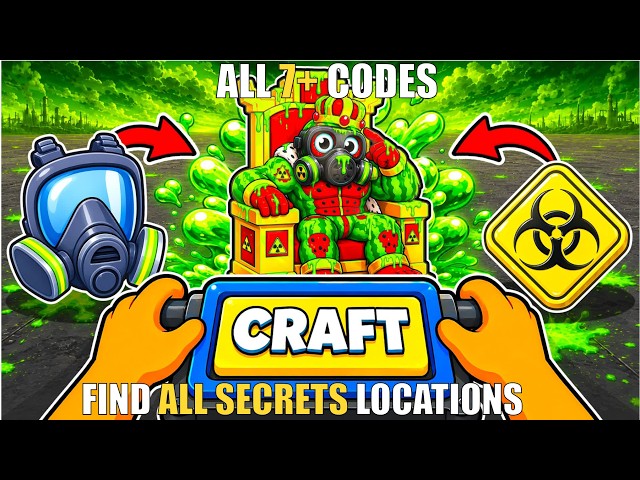CRAFT A BRAINROT MAP FORTNITE CREATIVE - ALL SECRETS CODE (ALL 7+ CODES)