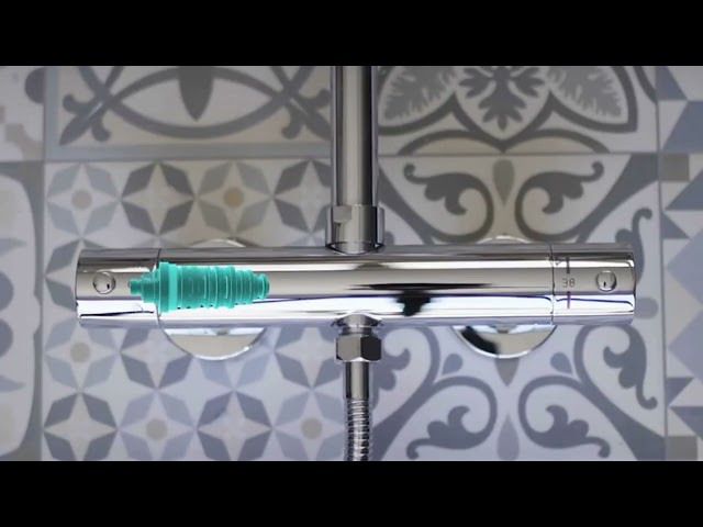 Así funciona TURN CLEAN SYSTEM, el termostático de IMEX #imex #grifos #ducha