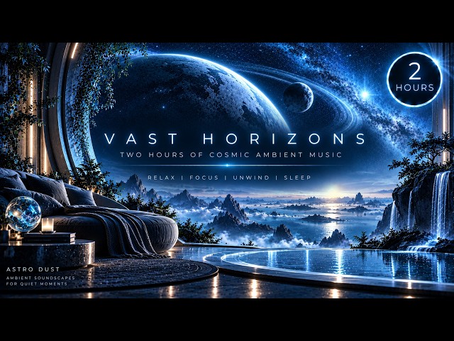 VAST HORIZONS — 2 Hours of Ambient Music for Focus, Study & Relaxation
