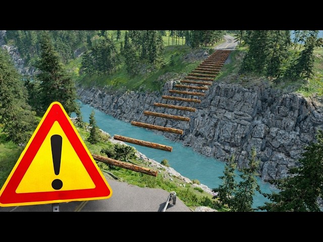What Happens When Cars Cross This Insanely Creative Bridge?|Cars Beamdrive Test