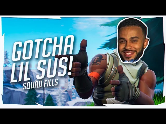 Lil Sus Gets TROLLED! Hilarious Squad Fill Game (Fortnite Battle Royale Season 7)