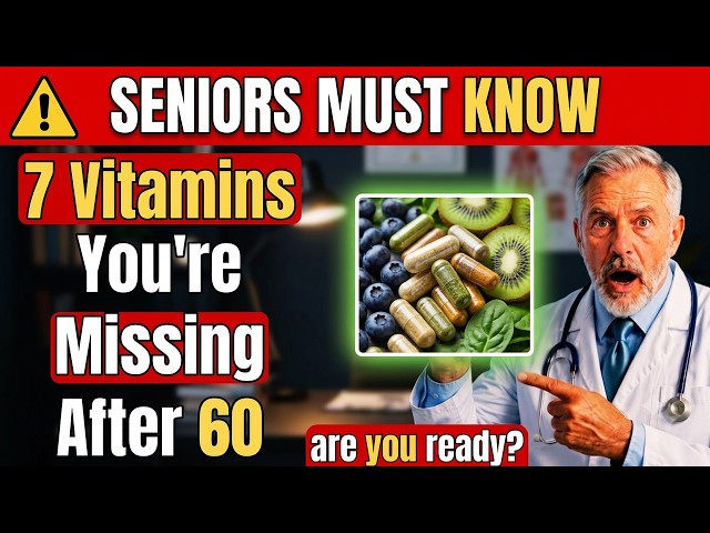 Constant Fatigue After 60? These 7 Vitamins Might Be Your Answer