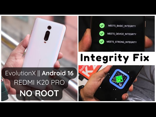 Get Bank Apps Working💯Update Android 16 Builds || Redmi K20 Pro
