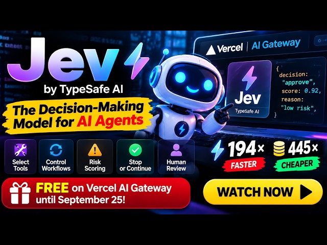 Jev AI Explained in 60 Seconds ⚡ | The Decision-Making Model for AI AgentsJEV