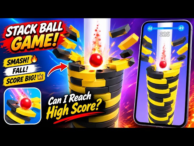 🔥 Stack Ball LIVE! 😱 Can I Reach the Highest Level? | Epic Gameplay