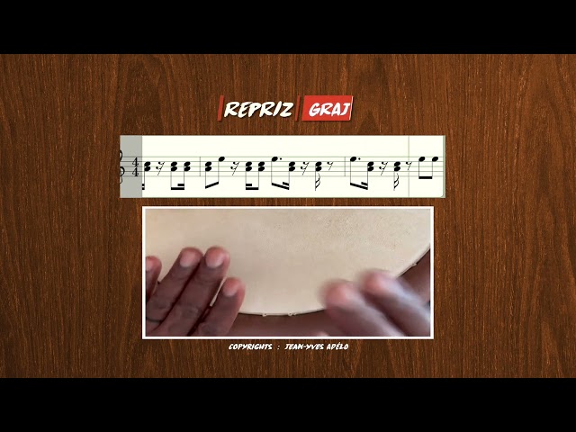 Reprise du Graj (solfège et frappe)