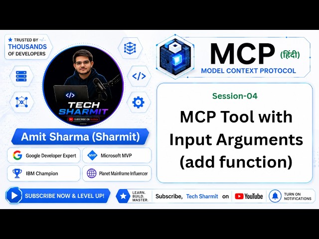 MCP (Model Context Protocol) Calling Tool with Input Argument - model context protocol (mcp) (Ep-04)