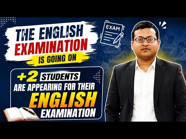 The English examination is going on |  The +2 students are appearing for their English examination