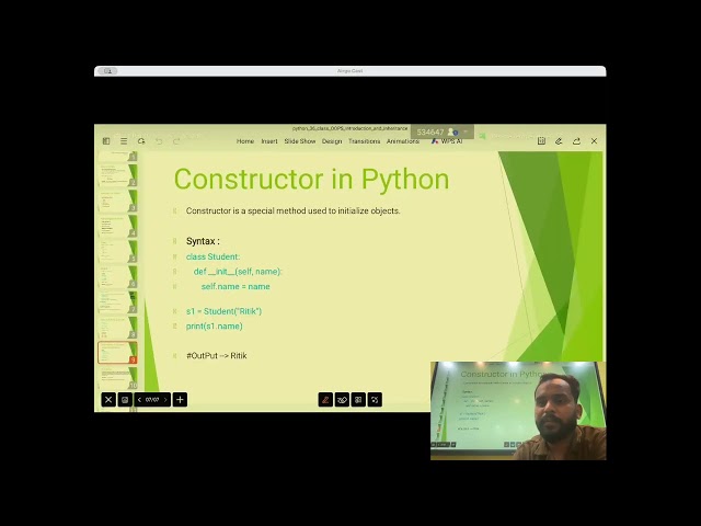 OOPS in Python