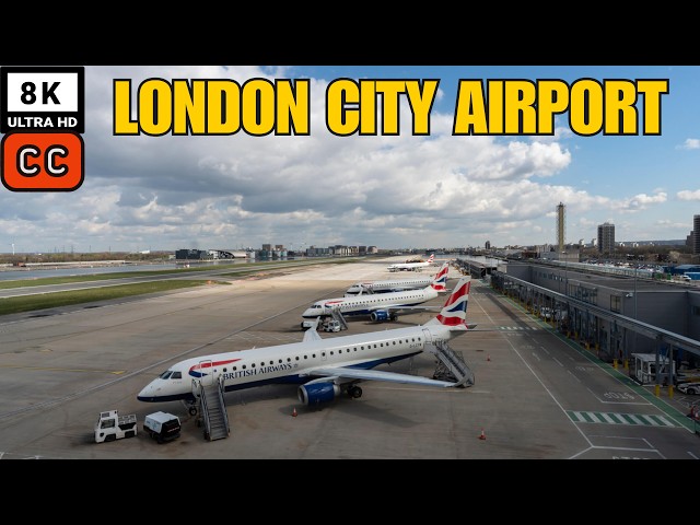 【8K】Departure from London City Airport 🇬🇧 [HDR]
