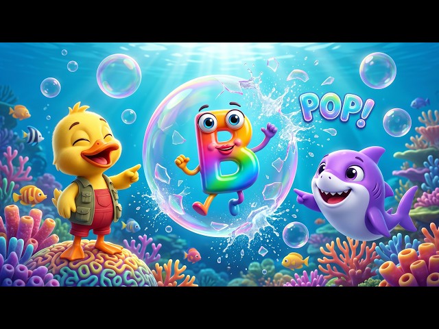 Episode 3: The ABC Letter Adventure in Ocean Bubbles (From M to Z) 🔤🐠 Songs