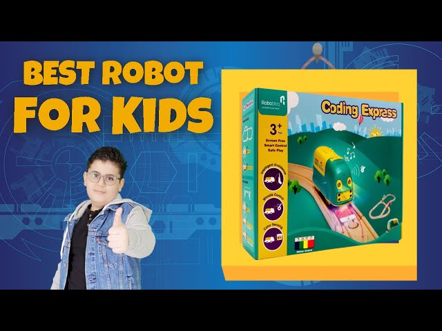best robot for kids 2021 education robot, 3+ Coding Express An intelligent robot train by Robobloq !