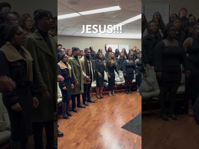 When you give the Director just what he wants…. #oakwooduniversity #music #vot #choir