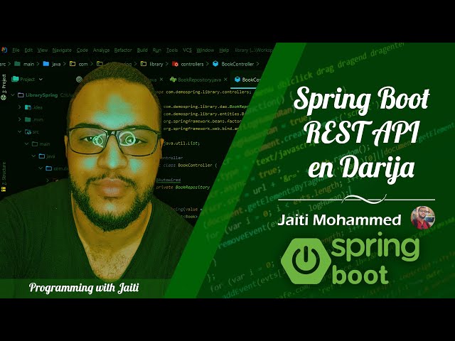 Spring Boot darija  - REST API  ( Library Application ) crash course