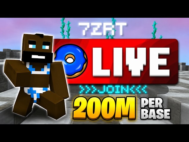 DONUT SMP LIVE | GAMBLING | RATING BASES 200M PER | 2B+ LOOTDROP + ELYTRA