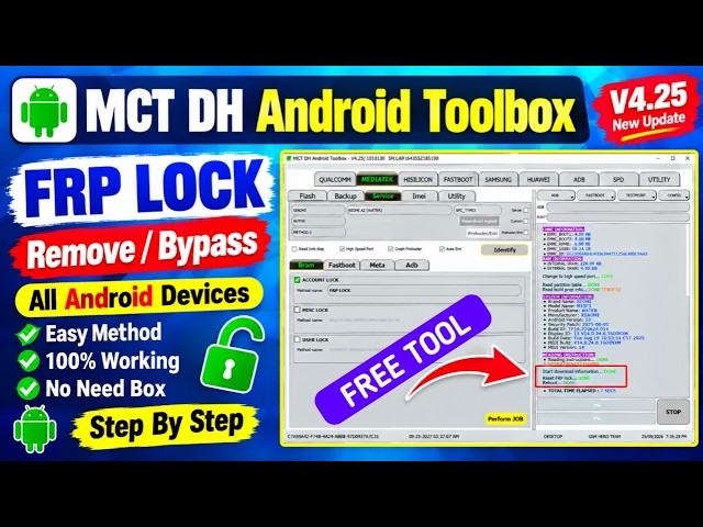 Best FRP Bypass & Pattern Unlock Tool 2026 | MTC Unlock Tool Free Life Time | Premium Tool Free |
