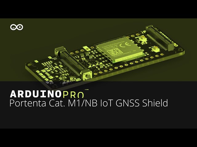Introducing the Portenta Cat. M1/NB IoT GNSS Shield From Arduino Pro