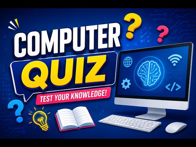Test Your Computer Knowledge! Basic Computer Quiz | 15 Easy Computer Questions & Answers