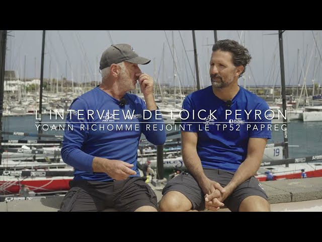 L'interview de Yoann Richomme par Loick Peyron